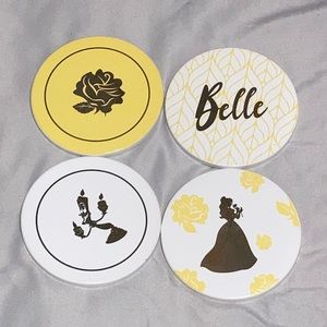 Beauty and the beast coasters